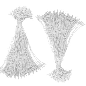 業務用 つづりひも 洋服用 タグファスナー 値札 5000本 透明 店舗用 テープ 結束具 タグ糸 (9cm) 送料無料