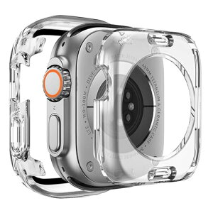AbvEHb` Jo[ Ultra 2/1 Apple Watch P[X hJo[ KXtB ̌^ AbvEHb` P[X Sʕی ϋv ߗ ȒP 2 in 1 O̕ی Apple Watch Jo[ PCf 