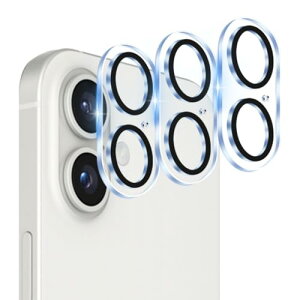 iphone16 / iphone16 Plus カメラ保護 フィルム 指紋防止 強化ガラス 16 保護カバー カメラ カバー 全面保護 レンズ保護 硬度9H 耐衝撃 キズ防止 露出オーバー防止 気泡ゼロ 高透過率 防滴 防塵 貼り