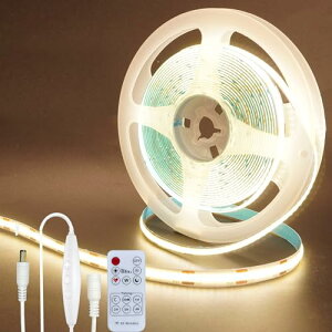 e[vCg 12VDC COB LEDXgbvCg [gXCb`t 5M i`zCg 4000K 320LED/m 8mm 10W/M CRI90 ʃe[vό`\ ؒf\ hIP20 1.5mP[u DIY ƒ̃CeA