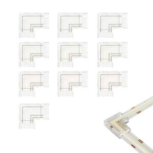 L^ 8mm 2sn_svCOB LEDXgbvRlN^ 90°pR[i[WCg (5V 12V 24V PFLEDXgbvCgp 10pbN) - V[XȃR[i[ڑ 