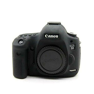 Canon fW^჌tJ EOS5D MarkIII 5D3 VRJo[ JP[X JJo[ (ubN)