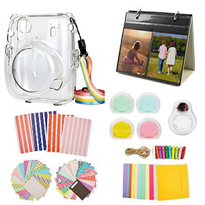 Fujifilm �`�F�L instax mini 11 �P�[�X instax mini 11 �J�����P�[�X �A�N�Z�T���[ 8�_�Z�b�g (����)
