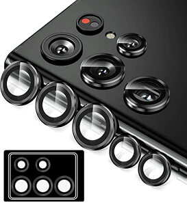 Galaxy S22 UltraJtB SCG14 | SC-52C MNV[S22EgJیtB ^ KX ϏՌ Ɨ^ IoI[o[h~ A~ JJo[ (ubN) 