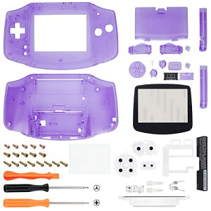 �Q�[���{�[�C�A�h�o���X GBA IPS �Ή� �����p �V�F�� �t���n�E�W���O�J�o�[ �{�^���t�� �N���A IPS �W��LCD ������ �Ή� �R���\�[����IPS�X�N���[���͕t�����Ă��܂��� �N���A�p�[�v��