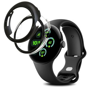 Google Pixel Watch 3 41MM P[X Jo[ tB KXtB ̌^ Sʕی ߗ x^b` y Ռz wh~ hho (ubN+NA) 