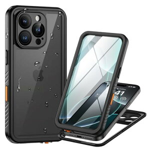 iPhone 16 Pro MaxP[X hP[X IP68Face IDF / ϏՌ / ~ / ho / h / Be / QI[d / y / Xgbvt tOȒP Sʕی̃ACtH 16 v}bNX hJo[ 