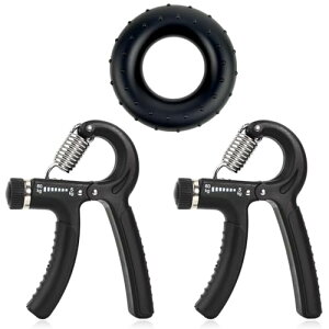 ハンドグリップ 握力トレーニング 握力を鍛える道具 ハンドグリップ 可変式 5kg〜60kg 負荷調節可能 ストレス解消 マッスル強化 指の筋力トレーニング 男女兼用 送料無料