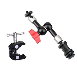 7' / 18cm }WbNA[X[p[Nv 360x]{[wbh DSLRJ LEDCg tbVCg LCDj^[ DVj^[ C^r[