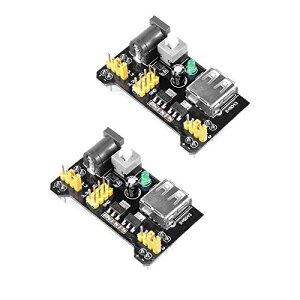 MB102 �u���b�h�{�[�h �d�� �u���b�h�{�[�h �d�����W���[�� 3.3V 5V Arduino�ɑΉ� 2�Z�b�g