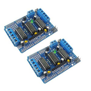 L293D ���[�^ �h���C�o�[�g���{�[�h ����[�^�[ ���[�^����V�[���h Arduino�ƌ݊� 2�Z�b�g ��������
