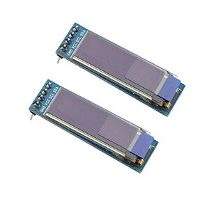 0.91�C���` IIC I2C �V���A��OLED �t���f�B�X�v���C ���W���[�� 128x32 3.3V / 5V AVR PIC Arduino �ɑΉ� 2�Z�b�g ��������