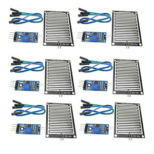 �J�H ���m �Z���T�[���W���[�� LM393 �V�C���j�^�[�Z���T�[ �j�b�P�� �v���[�g3.3 5V Arduino 6�Z�b�g ��������
