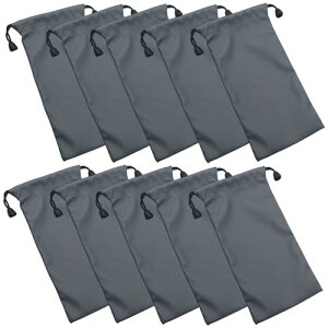 巾着袋 収納ポーチ 巾着収納袋 10個セット 小収納袋 小物入れ スマホ袋 モバイルバッテリーポーチ サングラスポーチ アクセサリー収納袋 メガネ収納 小さめ 携帯しやすい ストレージ イクロ