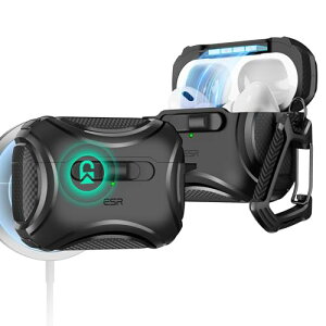 AirPods Pro2 P[X MagSafeΉ AirPods Pro 2 / 1 (2023 / 2022 / 2019) (USB C / P[uΉ) }OlbgWbN ͂ȗh~ ubN