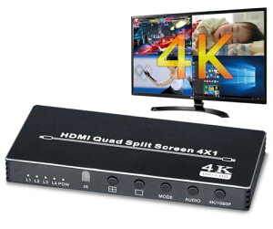 HDMI ʕ ؑ֊ }`r[[ 4K@30HzΉ 41o 4\(PBP) HDMIXCb`[ V[X uɐ؂ւ ŉʐ؂ւ CuzMWebc  CxgȂǂɊ 
