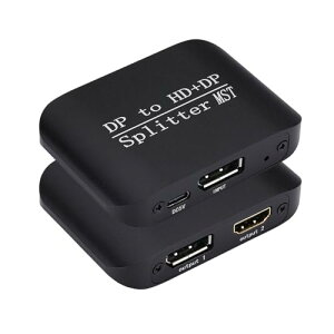 DisplayPort to HDMI + Displayport z MST SST g / ~[[h DP to DP + 4K HDMIo DisplayPort 1.3 Xvb^[ fXNgbv PC bvgbv