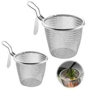 湯切りザル うどん ラーメン 湯切りざる 深型 ラーメン 水切り 油切り 多機能 麺上げざる 平底 フック付き ステンレス スパイダーメッシュ 水切り ラーメン専用 パスタ揚げ 調理器具 キッチ