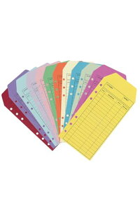 現金封筒 予算封筒 12色 12枚セット 挨拶状封筒 予算システム 6穴 お金管理 予算シート 予算管理 家庭用 仕事用 業務用 送料無料