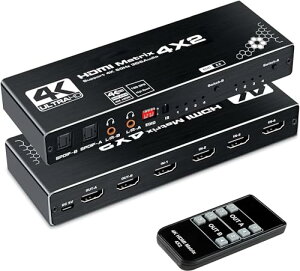 HDMI }gbNX 42o HDMIؑ֊  fW^ / SPDIF / L / RI[fBIo R HDMI 2.0b HDCP 2.2 HDR 10 RGB 8:8:8Ή [Switch / PS5 / XboxV[YXmFς]