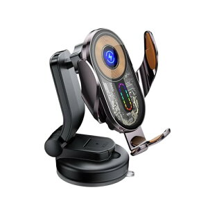 ԍڃCX[d 15W }[d LEDCgt ԍڃz_[ 360x] J zՎop iPhone 15 / 14 / 13 / 12 / 11 Pro Max / Samsung Galaxy S23 / S22 / S21Ȃqi@Ή Ў葀 u