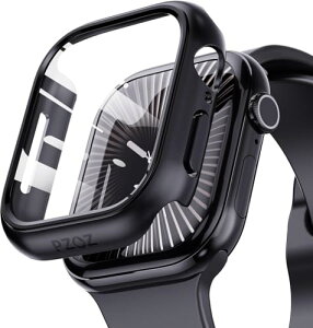 Apple Watch 10 ケース 46mm アップルウォッチ カバー PC素材 耐衝撃 アップルウォッチ10 カバー Apple Watch10 ケース 指紋防止 PETフィルム Apple Watch Series 10 46mm ケース 2個セット高耐久 送料無料