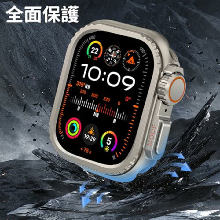 楽天市場】アップルウォッチ メタル カバー 44mm 対応 Apple Watch 