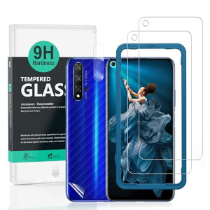 Huawei Nova 5T / Honor 20 یtB 2Zbg JYve N^[t wʕیtBt ȒPLbgt 