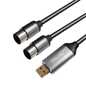 MIDIP[u Ro[^[ USB-MIDI L[{[hP[u USB-MIDI5sDINIX* 2P ݊ MIDI Cable yp AW[L[{[hc[ (1.5m) 