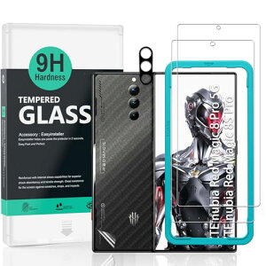 ZTE nubia Red Magic 8 Pro 5G / Red Magic 8S Pro (6.8C`) یtB XN[veN^[ KX2 JYveN^[1 ăJ[{t@Co[tB1 [wǂݎ 