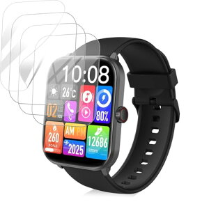 Raineed C23-S12 / HOIBAI / Bareas �X�}�[�g�E�H�b�` �ی�t�B���� ����0.3mm 1.9 / 1.91 / 2.01�C���` ���˒ጸ (4������)Raineed �X�}�[�g�E�H�b�`�t�B���� �w��ጸ �S�ʕی� �ώw�� ������ �����ߗ� �X�}�[