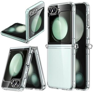 �������� Galaxy Z Flip5 �P�[�X �N���A �ϏՌ� �M�����N�V�[ Z Flip 5 SC-54D / SCG23 �ی�J�o�[ ��̌^�K���X�t�B���� ���� �\�t�g TPU�f�� ���^ �y�� ���ϖh�~ �S�ʕی� �C�菝�h�~ �w��h�~ �����h�~