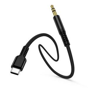 AUX P[u USB-C 3.5mm ϊP[u nC] DAC ϋviC ^Cvc P[u ԍڗp Type C to 3.5mm I[fBIP[u iPhone16 / 15 / iPad Pro / wbhz / z[XeI / J