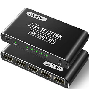 HDMI z 14o HDMI Xvb^[ ؑ 4Kx2K / 1080P𑜓x 4ʓo 3Do bL|[g 4|[gɑΉ A~{ MU HDTV / Xbox / PS3&PS4 / DVDv[[Ȃ