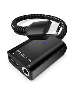 USB Type C to 3.5mm CzϊA_v^[ DAC 24bit / 96kHz Hi Fi 30W[dPD / QCΉ L ϋvґgiCP[u A~ ^CvCCzϊP[u  yĐ 