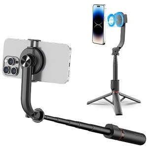 MagSafe ���B��_ �O�r 6�i�L�k ���C �N���b�v �X�}�z����������Œ� �X�}�z�X�^���h �Ў葀�� �p�x�����\ 10m���u���� �����R���t�� iphone / Android�Ή� �r�f�I�ʘb �B�e ��c�ȂǂɍœK (�u��