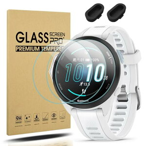 Garmin Forerunner 165 / 165 Music�ی�t�B����(3��) +�h�o��(2��)Garmin Forerunner 165 / 165 Music�K���X�t�B���� �C��h�~ �ϏՌ� �h�w���HD���d�x�����׃K���X�t�B���� ��������