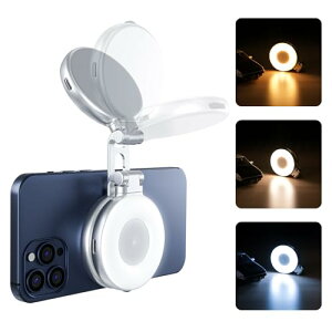 OCg magsafeΉ B胉Cg BepCg LEDCg 180°܂ 360°] [d LEDCg X}zCg X}zX^h 36mm CNAbv~[ gуCg ^ iPhone / A
