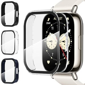 Xiaomi Redmi Watch 5 Lite �P�[�X(3��)�V���I�~�X�}�[�g�E�H�b�`�P�[�XRedmi Watch 5 Lite �J�o�[ �u���b�N+����+�� ��������