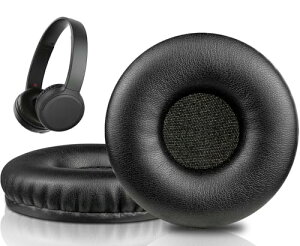 Sony MDR-XB450 (MDRXB450) / XB450AP / XB550 ヘッドホン 交換 パッド イヤーカップ イヤーパッド イヤークッション イヤーマフ 高密度フォーム 耳当て 交換用 互換品 代替品 ブラック 送料無料