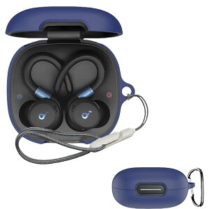 Anker Soundcore Sport X20 �P�[�X �X�|�[�c �N�[�� �f�U�C�� �Ռ��z�� �h�� �h�o �y�� �����h�~�p�̃t�b�N�𓋍ڂ��� �X�����\�t�g �P�[�X�J�o�[ Anker Soundcore Sport X20 �Ή��p �ی� �J�o�[ (�u���[)