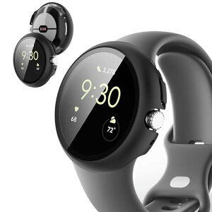 Google Pixel Watch 3 45mm P[X ی KXtB ̌^ Jo[ X}[gEHb` 3DȖʋtB GbW^b` hC菝 hՌ h~ Sʕی EȒP [ubN] 