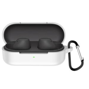 SONY WF-C510 �P�[�X �\�j�[ �V���R�� �S�ʕی� �����h�~ �L�Y�h�~ �ϏՌ� �����[�d�\ �y�ʏ��^ �J���r�i�t�� (�z���C�g) ��������