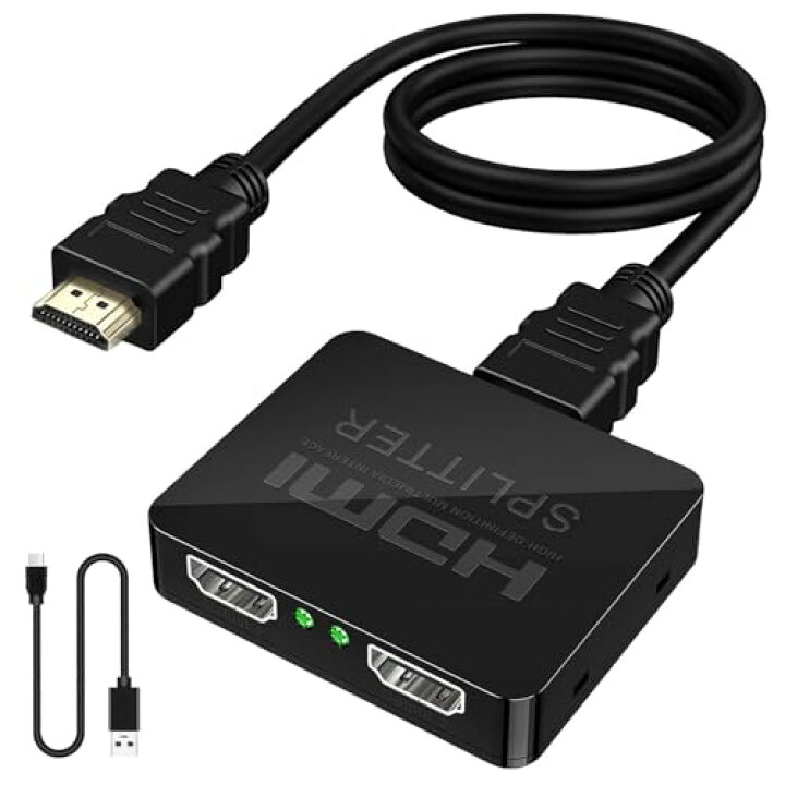 楽天市場】HDMI 分配器 1入力2出力 二股 2台のディスプレイ 同時出力 
