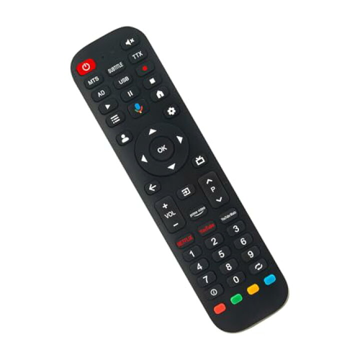 楽天市場】FPD 43インチ スマートテレビ Google TV 用交換リモコン 