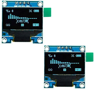 0.96' I2C IIC �V���A�� �u���[ OLED���W���[��128×64 OLED LCD�f�B�X�v���C Arduino �Ή� 2�� ��������