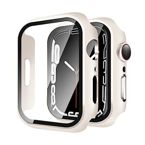 Apple Watch SE2 / SE / 6 / 5 / 4 44mm �P�[�X �A�b�v���E�H�b�`SE2 / SE / 6 / 5 / 4 44mm �P�[�X PC�f�� �A�b�v���E�H�b�` �J�o�[ �K���X�t�B���� ��̌^ ��d�\�� Apple Watch �J�o�[ �S�ʕی� �����K���X �L�Y