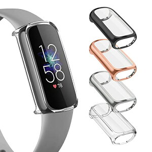 Fitbit luxe P[X یJo[ TPU ϏՌ y wh~ ϖh~ x^b` ҂Fitbit luxe X}[gEHb`یP[X [4pbN] 