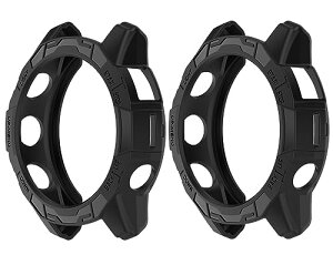 GarminK[~ Fenix 7 Pro P[X Jo[ 2Zbg یP[X ݊i Epix Pro 47mm TPUS یJo[ ϏՌ ANZT[ (ubN) 