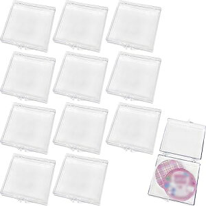 ʃobW fBXvCP[X NA {bNX h~ ɃobO [  ی ^lp RNV 7×7×1.8cm 12 ΉTCY:ʃobWa65mm܂